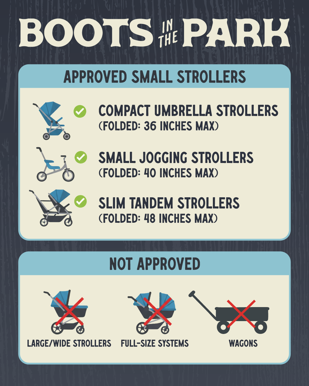 stroller policy